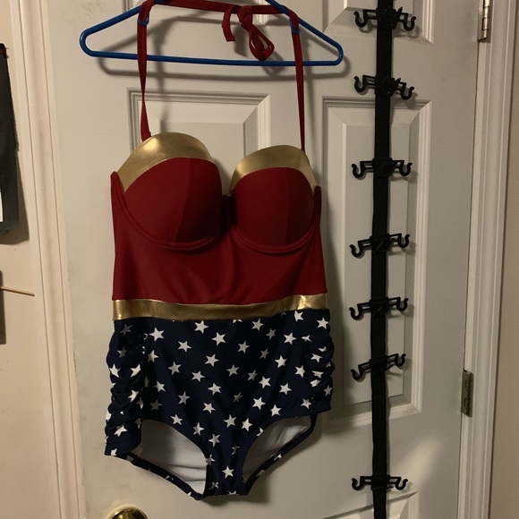 plus size wonder woman swimsuit